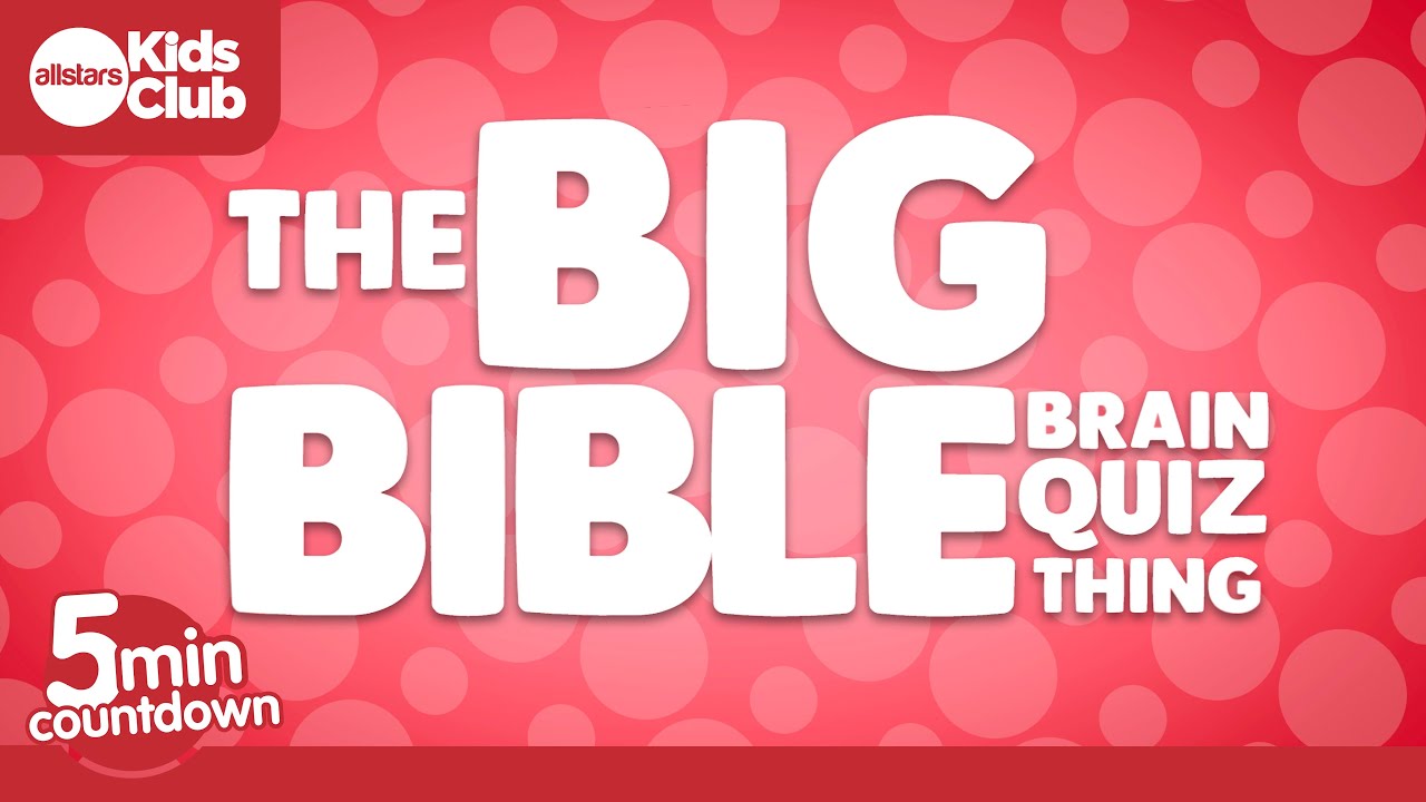 Big Bible Brain Quiz | Super fun #kids intro for church, school or club #kidmin #sundayschool