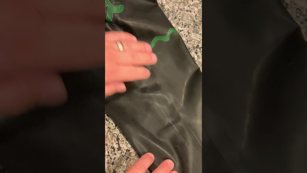 Remove white spots on latex after chlorination