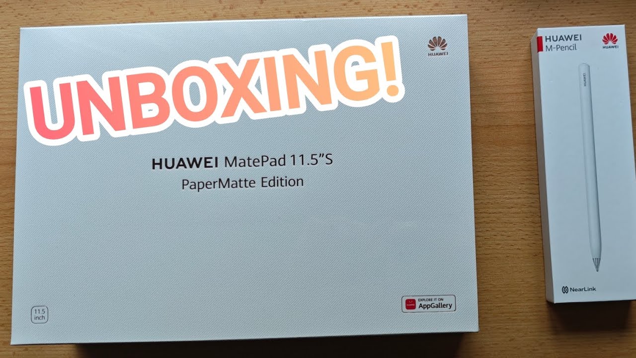 Huawei Matepad 11.5"S Papermatte Edition Unboxing!