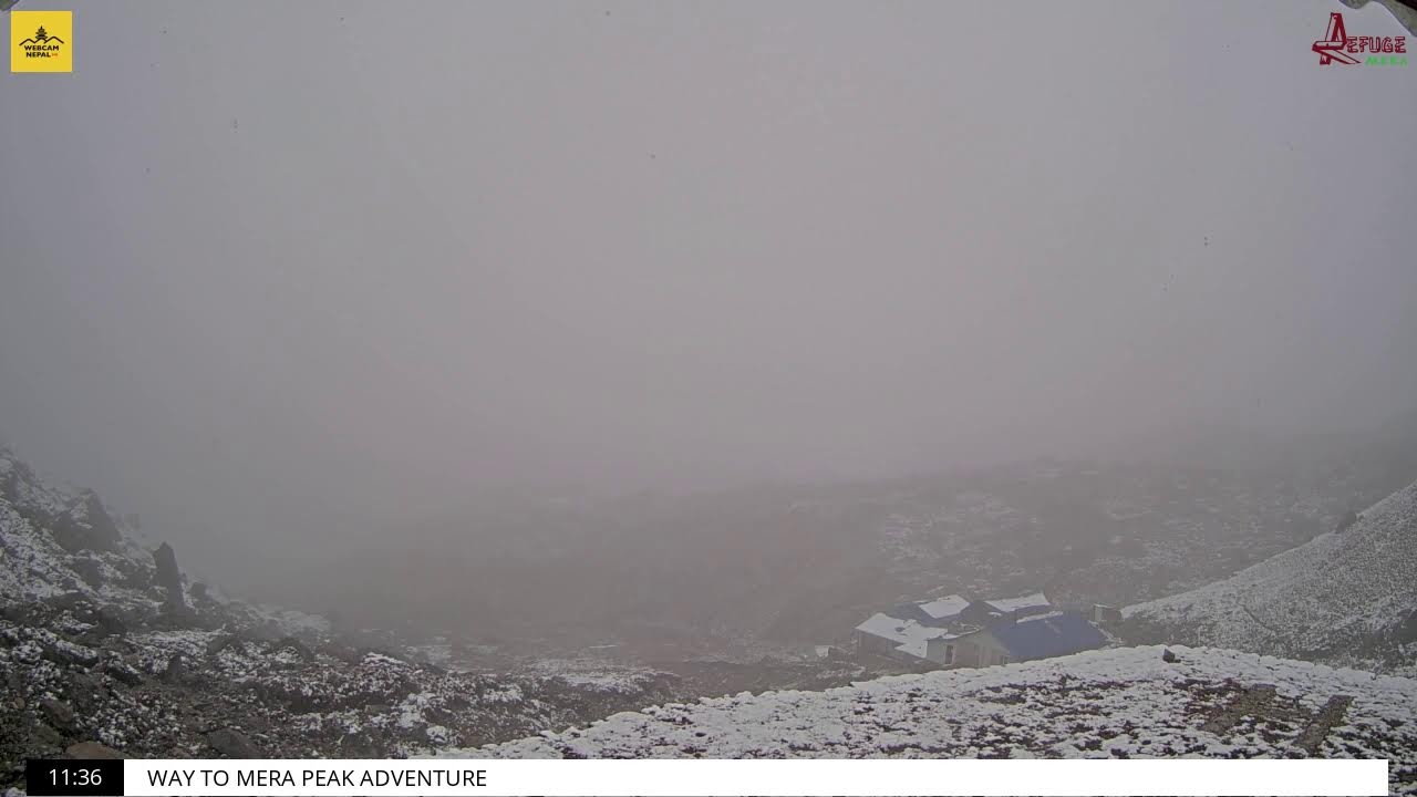 WEBCAM NEPAL LIVE: FROM - REFUGE MERA LODGE - YOUR GATEWAY TO MERA PEAK ADVENTURE