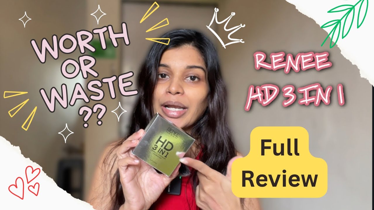 My Honest Review 😍 RENEE 3-in-1 HD Compact + Concealer + Foundation 💄 #MakeupReview #ReneeCosmetics