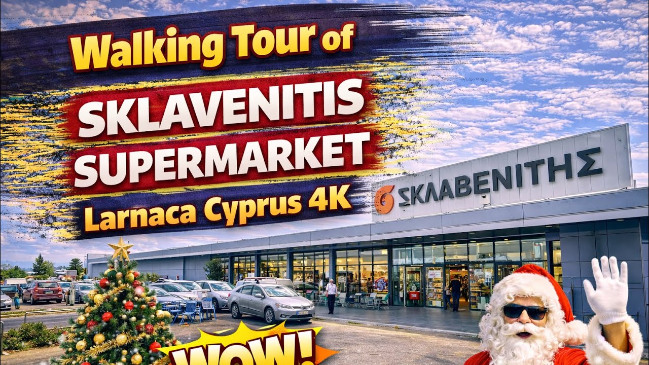 Walking Tour of Sklavenitis Supermarket Larnaca