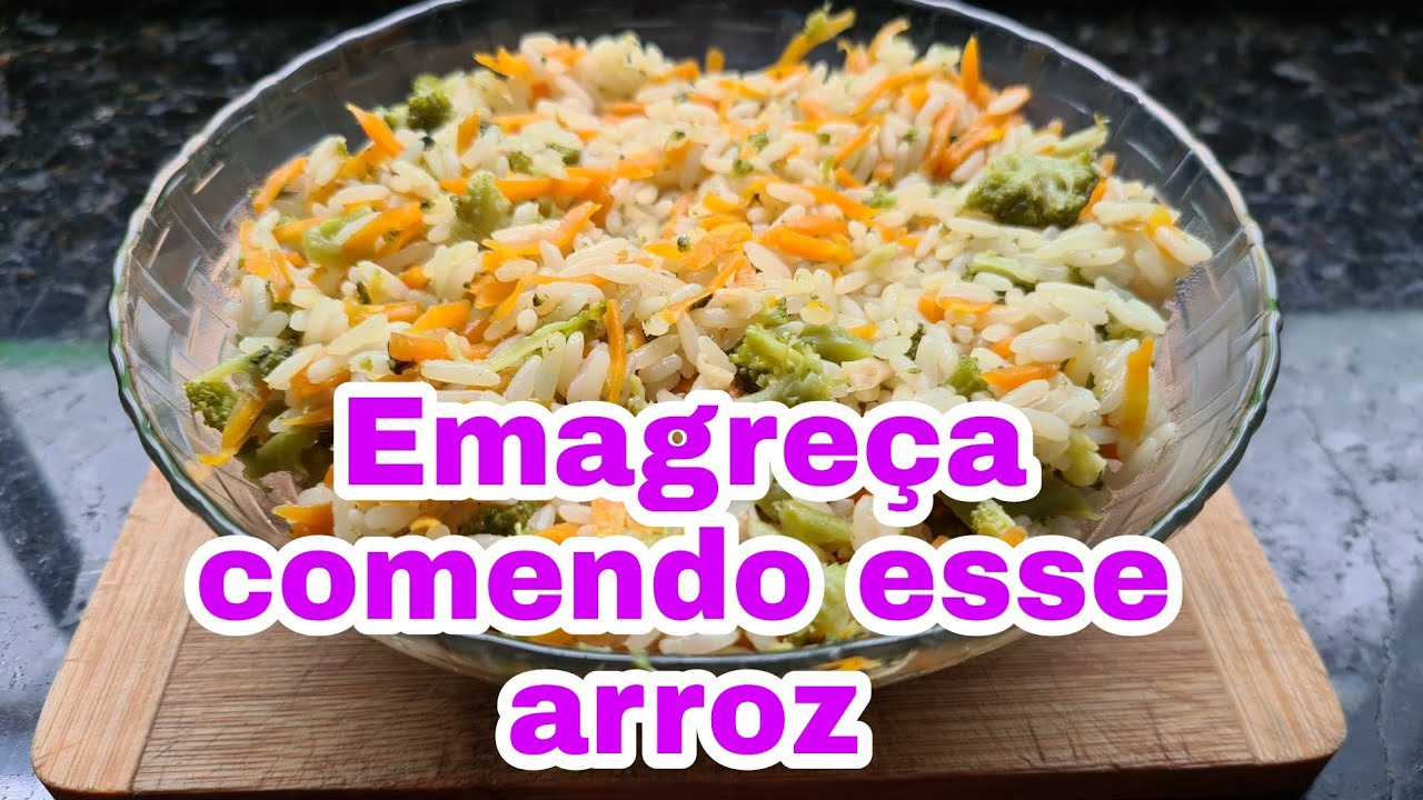 Arroz com vegetais para reeducação alimentar prymazzei