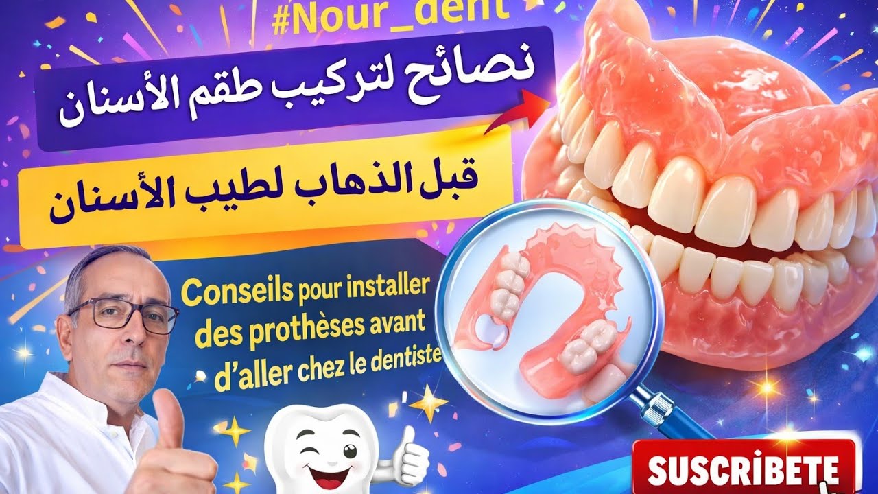نصائح لتركيب طقم الاسنان قبل الذهاب لطبيب الأسنان @NoureddineVlogsBr