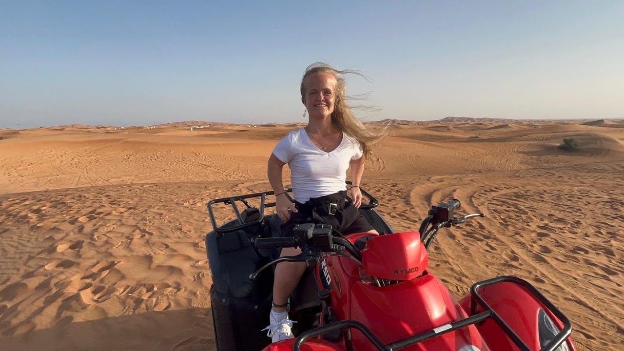 quad bike Dubai desert safari - gekke adrenaline kick - Dubai Vlog 2
