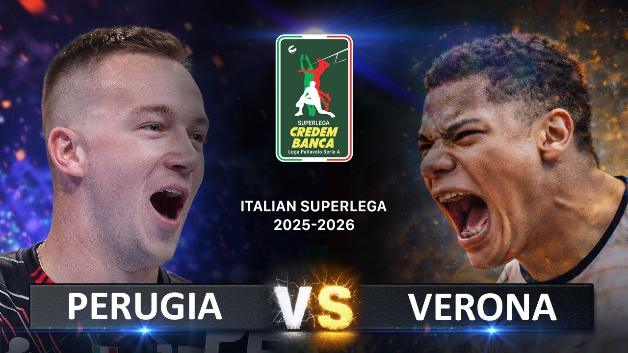 Verona vs Perugia | Italian Volleyball SuperLega 2025/2026