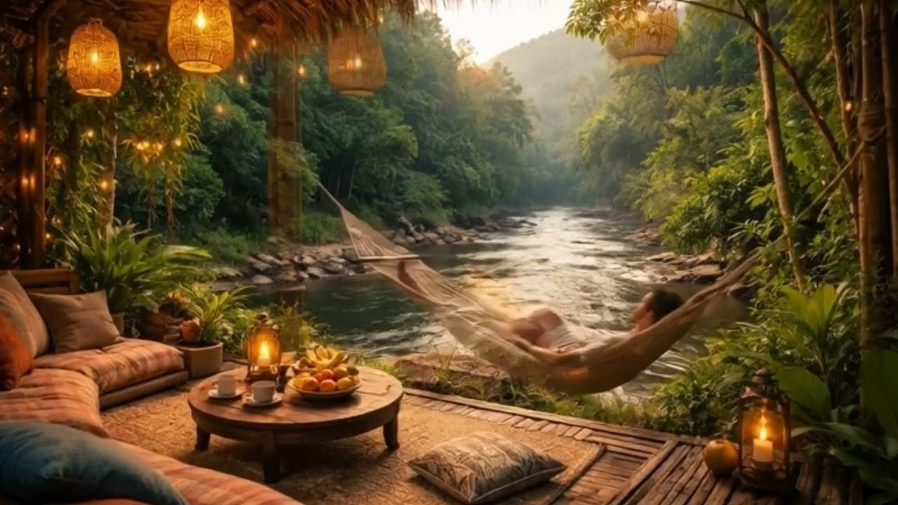 SOUNDLESS  - Safe Spot to Chill 🍃 Riverside Sunset Escape