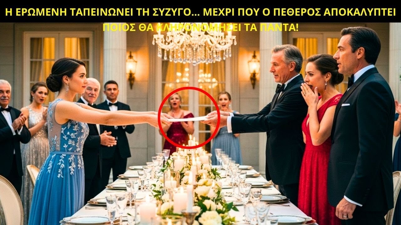 Η ΕΡΩΜΕΝΗ ΤΑΠΕΙΝΩΝΕΙ ΤΗ ΣΥΖΥΓΟ ΜΠΡΟΣΤΑ ΣΤΗΝ ΟΙΚΟΓΕΝΕΙΑ... ΜΕΧΡΙ ΠΟΥ Ο ΠΕΘΕΡΟΣ ΑΠΟΚΑΛΥΠΤΕΙ ΤΟΝ