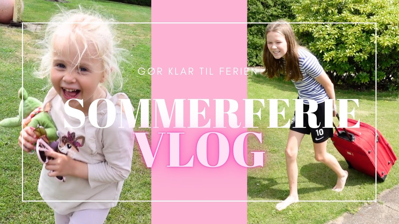 Pigerne får deres feriegave + pakker til sommerhus🎁☀️😎 Sommerferievlog 2023│LOUISE SOPHIA♡