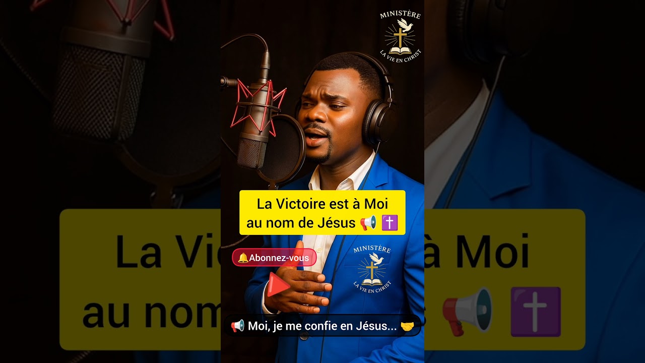 🎶 La Victoire est &agrave; Moi au Nom de J&eacute;sus #VictoireEnJ&eacute;sus #ChantChr&eacute;tien #Foi #MotivationSpirituelle