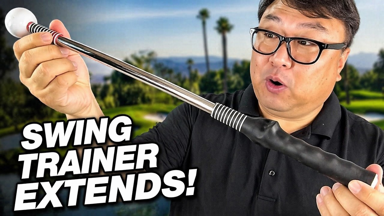 Small Golf Swing Trainer Extends!