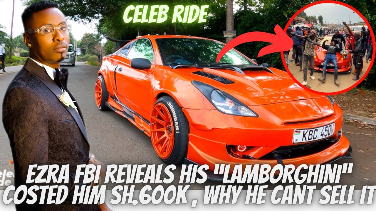 EZRA Speaks Of His sh.600K LAMBORGHINI Disturbing Kenyan Roads/ StandStill In Kawangware- Celeb Ride