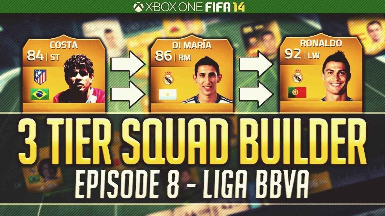 THE 3 TIER SQUAD BUILDER #8 - LIGA BBVA! THE RETURN!!!