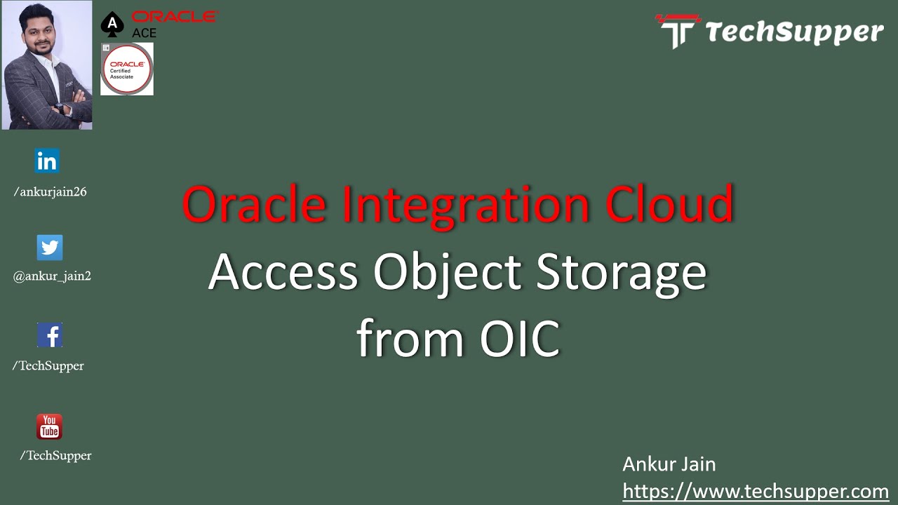 Accessing Object Storage from Oracle Integration Cloud
