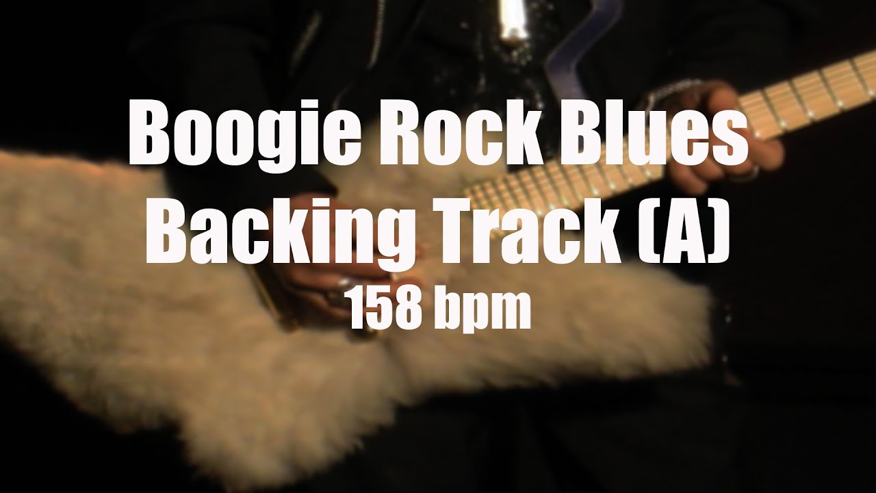 Rock Boogie backing track for GUITAR (A)