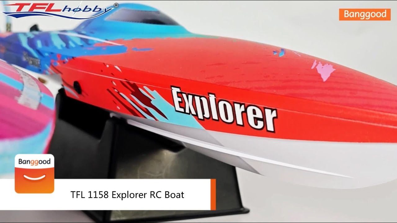 TFL 1158 Explorer 2.4G 50km/h 3S Brushless RC Boat - Shop on Banggood