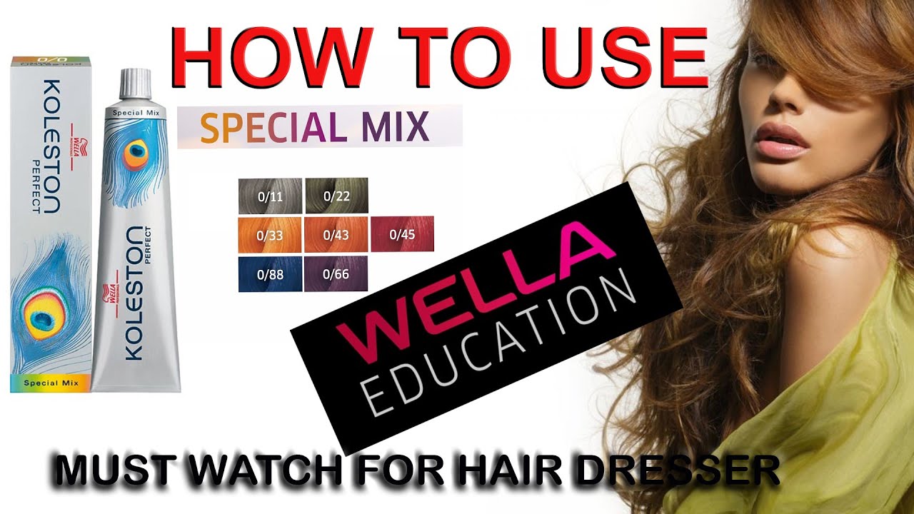 Wella Brand ke Special Mix Colors ko kaise use karna hai | How to use wella Brand Special Mix Colors