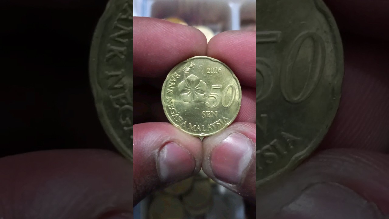 Malaysia New 50 Sen 2016 Coin #shorts