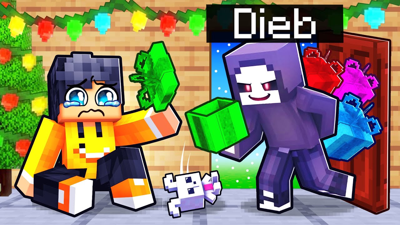 Ein BÖSER DIEB KLAUT meine GESCHENKE in Minecraft! 😭