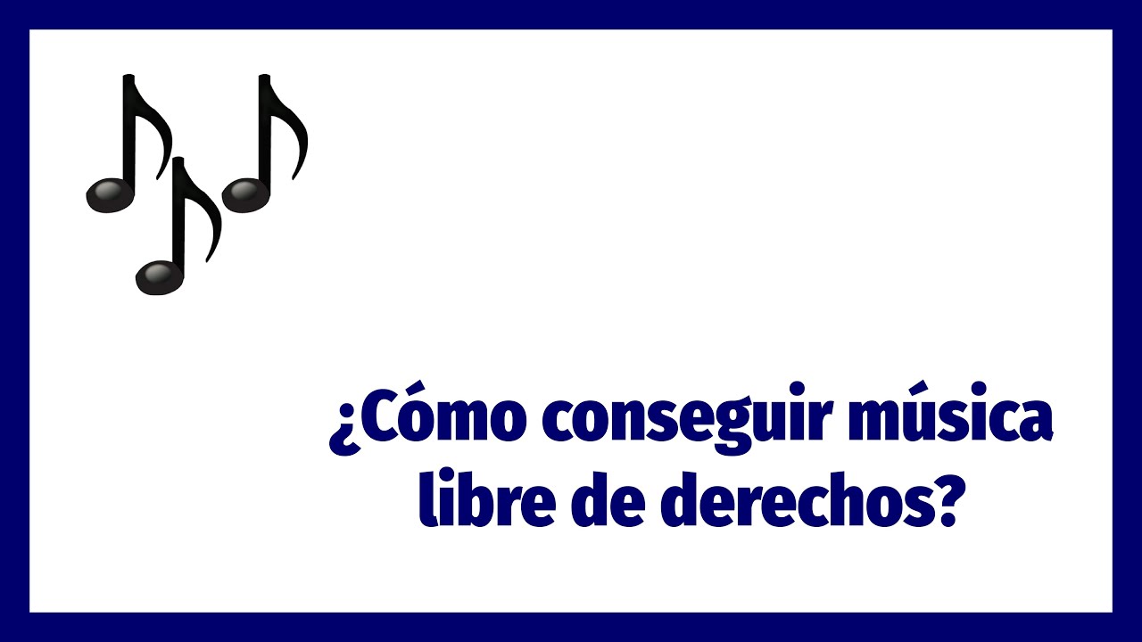 🎵 ¿Dónde conseguir MÚSICA LIBRE DE DERECHOS para tus vídeos y podcast? 🎵