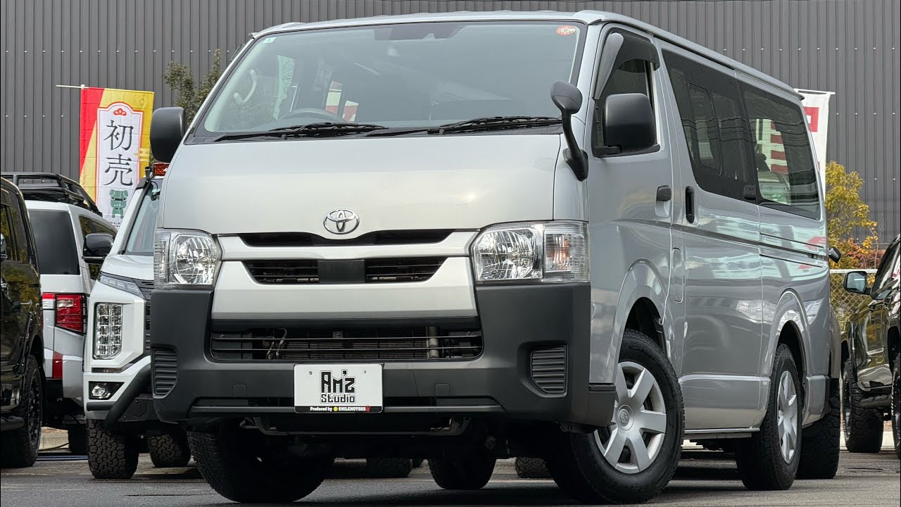 ◆令和3年ハイエース◆ワンオーナー◆グレードDX走行7.8万キロ◆4WDターボ◆ナビ&Bluetooth&バックカメラ◆ETC◆両側スライドドア◆Am’z studio byスマイルモータース