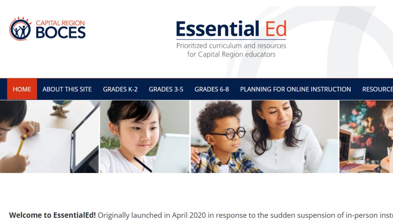 Curriculum Support for Teachers on the Essential Ed Website