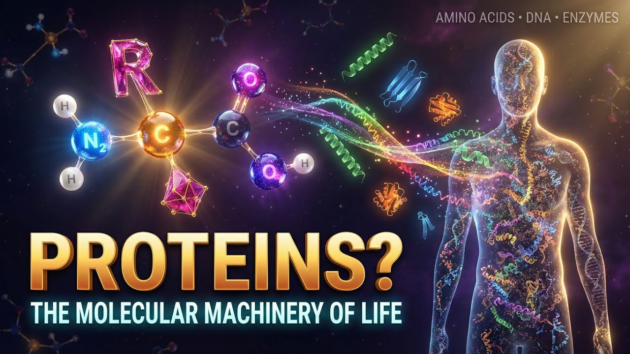 Proteins: The Molecular Machinery of Life (Amino Acids to DNA Explained)