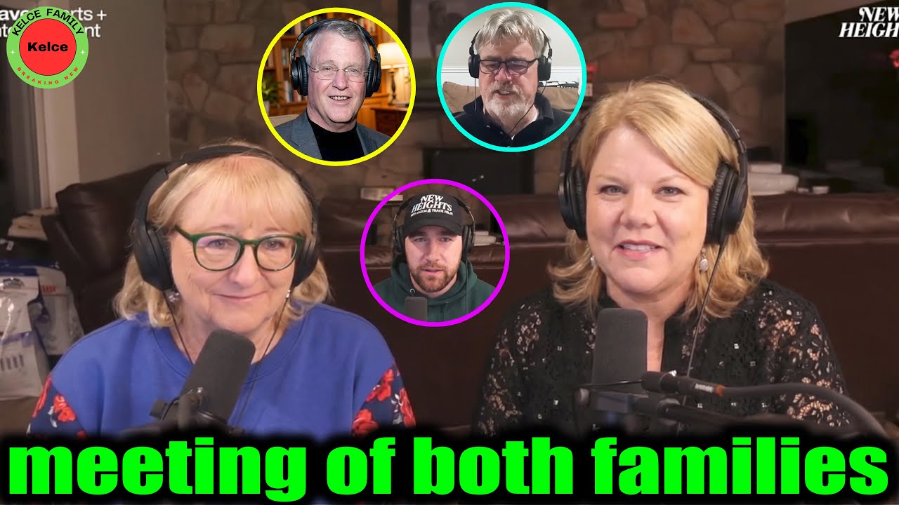 Donna Kelce & Andrea Swift discuss Travis & Taylor Swift's wedding date on New Heights Podcast