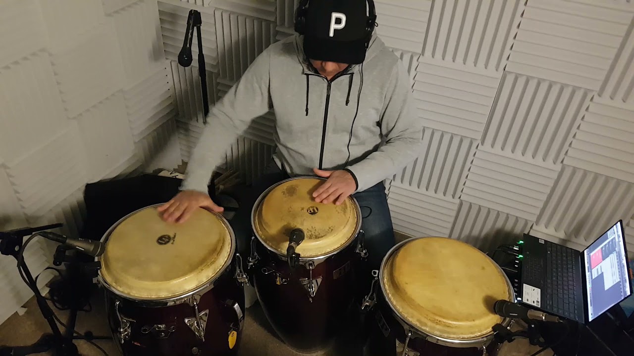 Como tocar un afrobeat a 3 congas