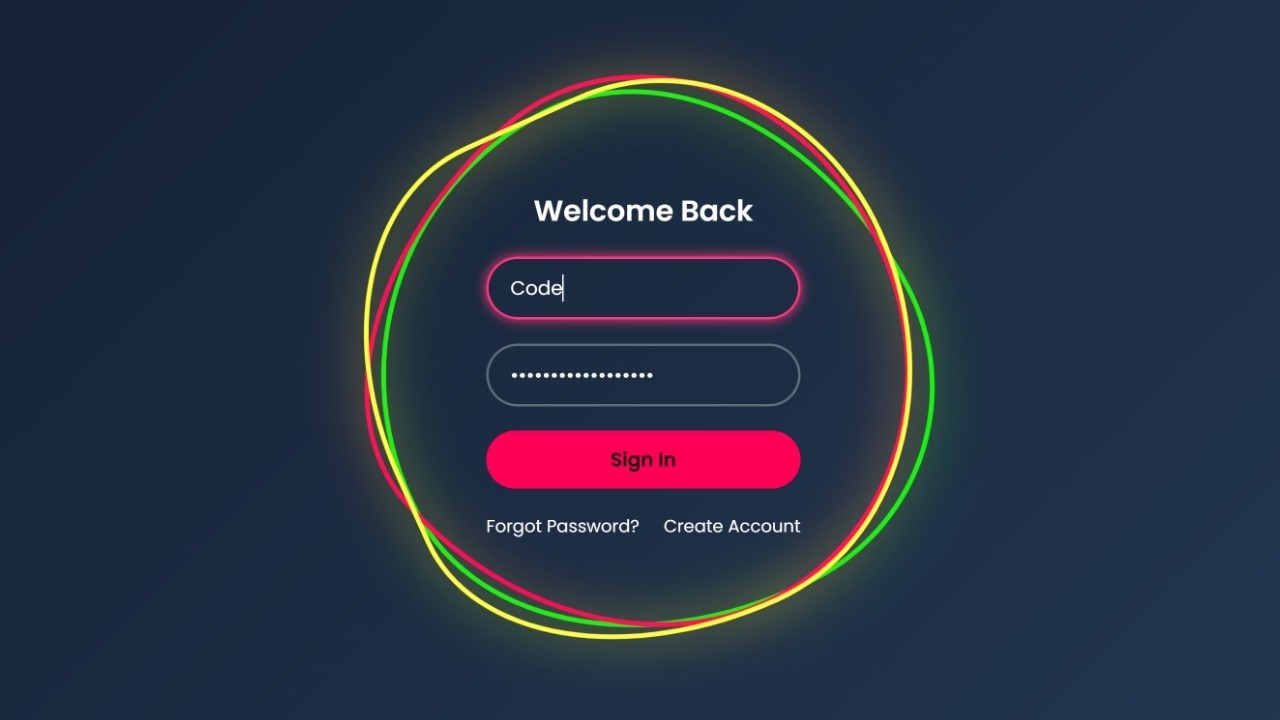 Modern Login Page Design with HTML & CSS | Animated Login Form Tutorial