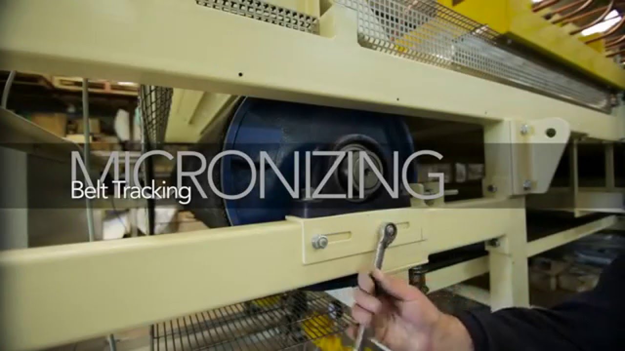 Micronizing UK Ltd. - Tracking the Micronizer belt.