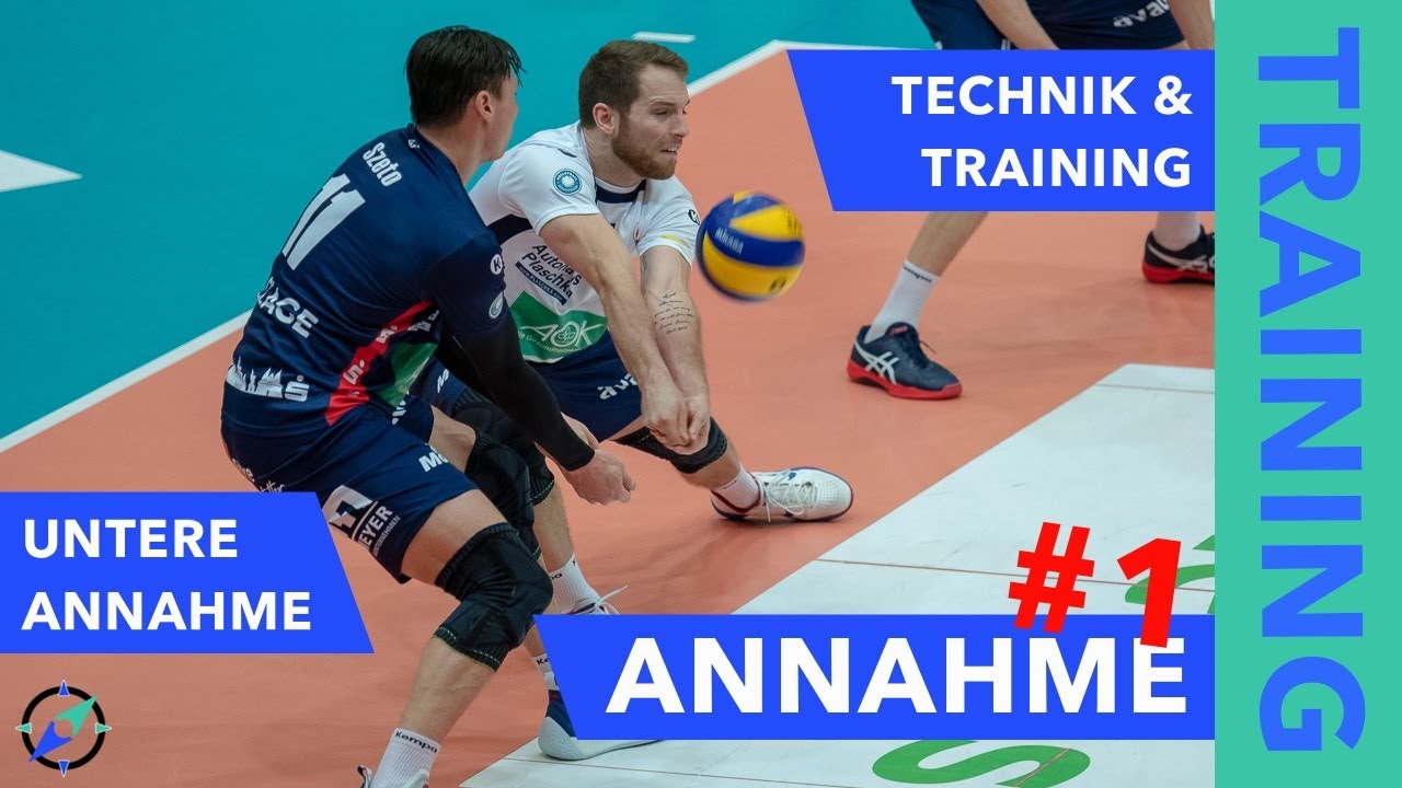 Annahmebagger trainieren - Techniktraining für die untere Annahme