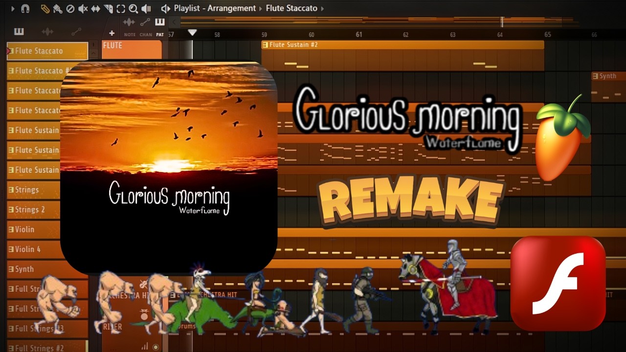[ FLP ] Glorious Morning - Waterflame (Age of War) REMAKE FL STUDIO