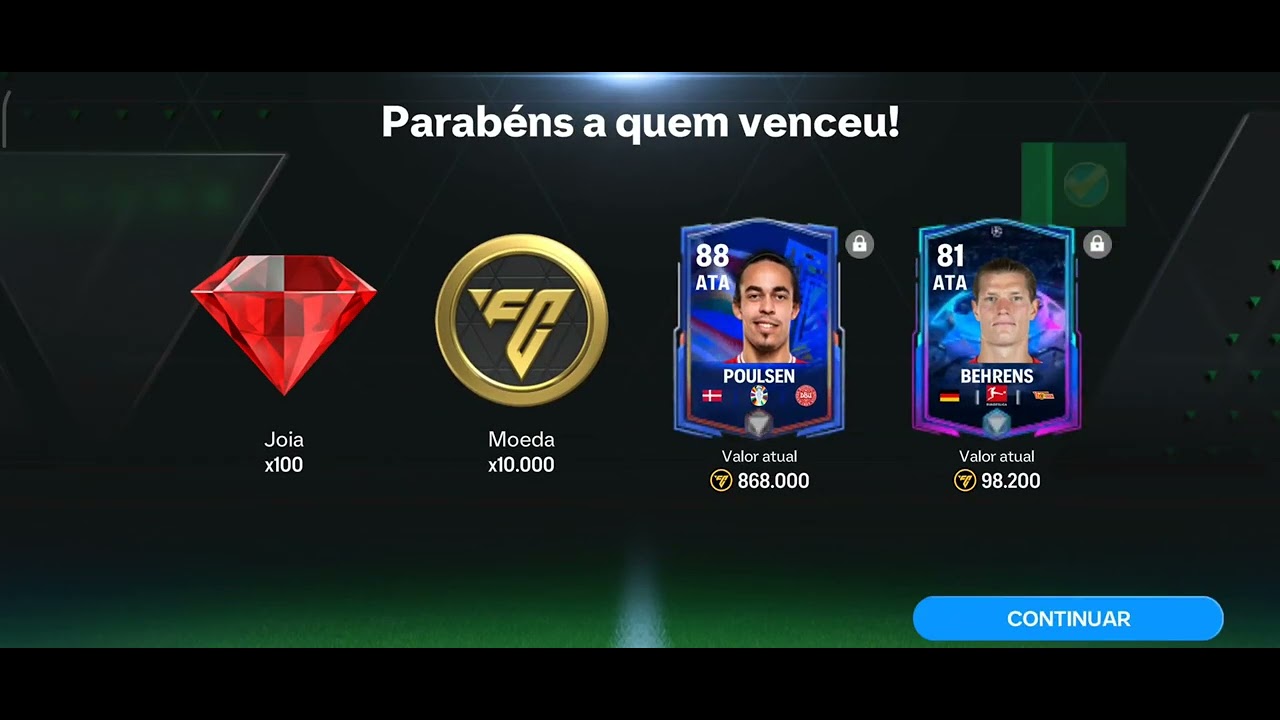 FC mobile Brasil o time não rende!