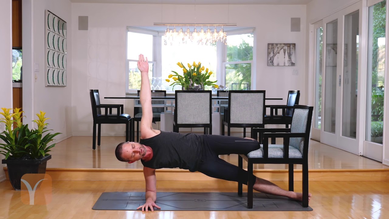 Yoga Tutorial  Adductor Strengthening With a Chair