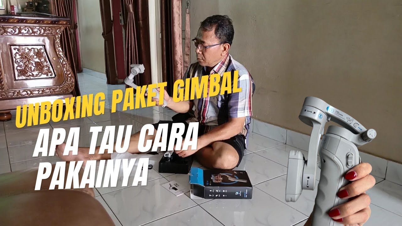 UNBOXING PAKET GIMBAL STABILIZER #unboxing #video #unboxingpaket #gimbalstabilizer