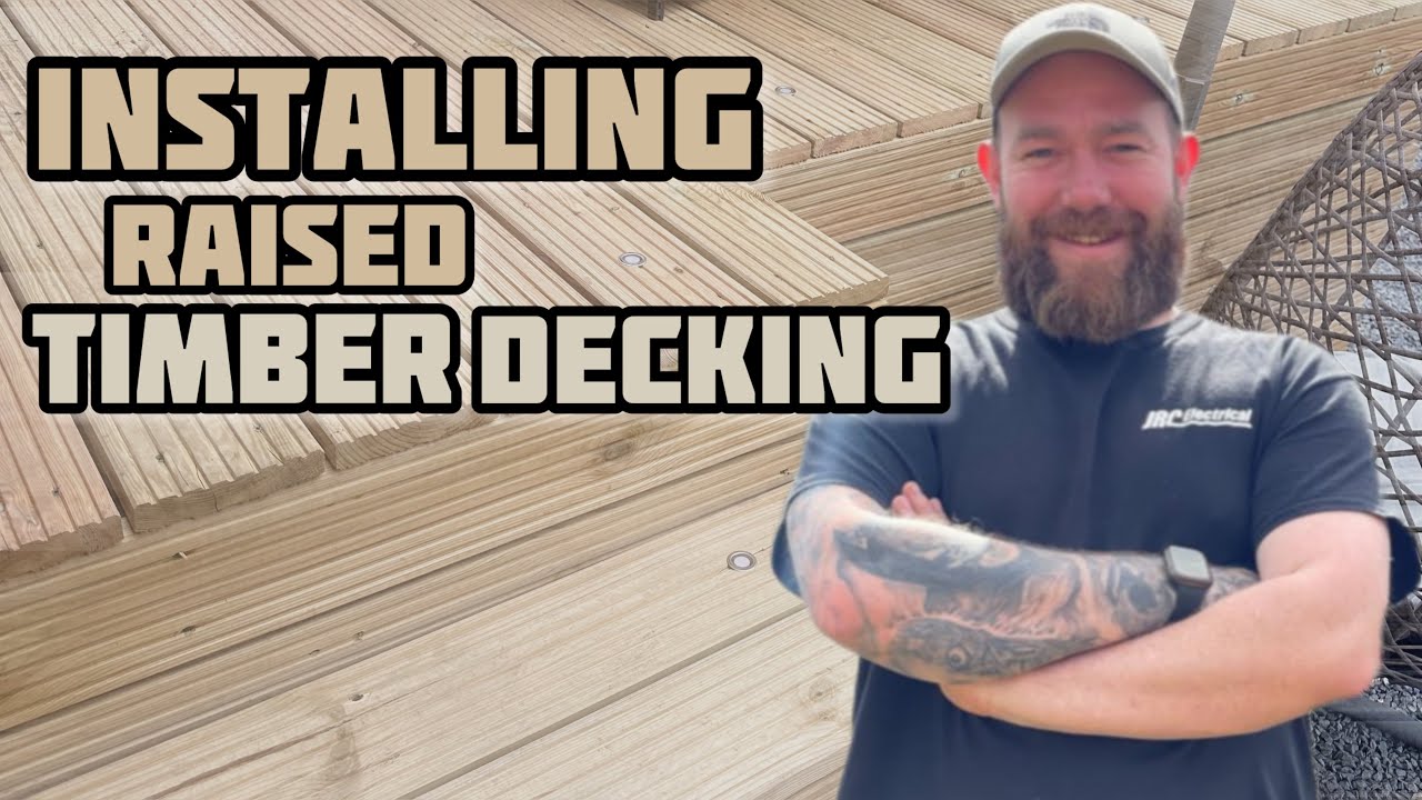 How To Lay Raised Timber Decking - DIY Vlog