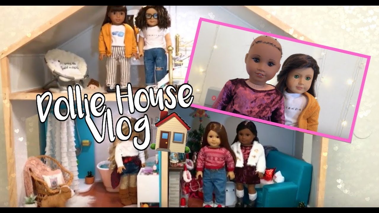 American Girl Dollhouse Vlog! Making a Sonali? Wig Swapping