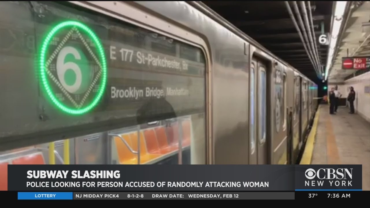 Woman Slashed In Unprovoked Subway Attack