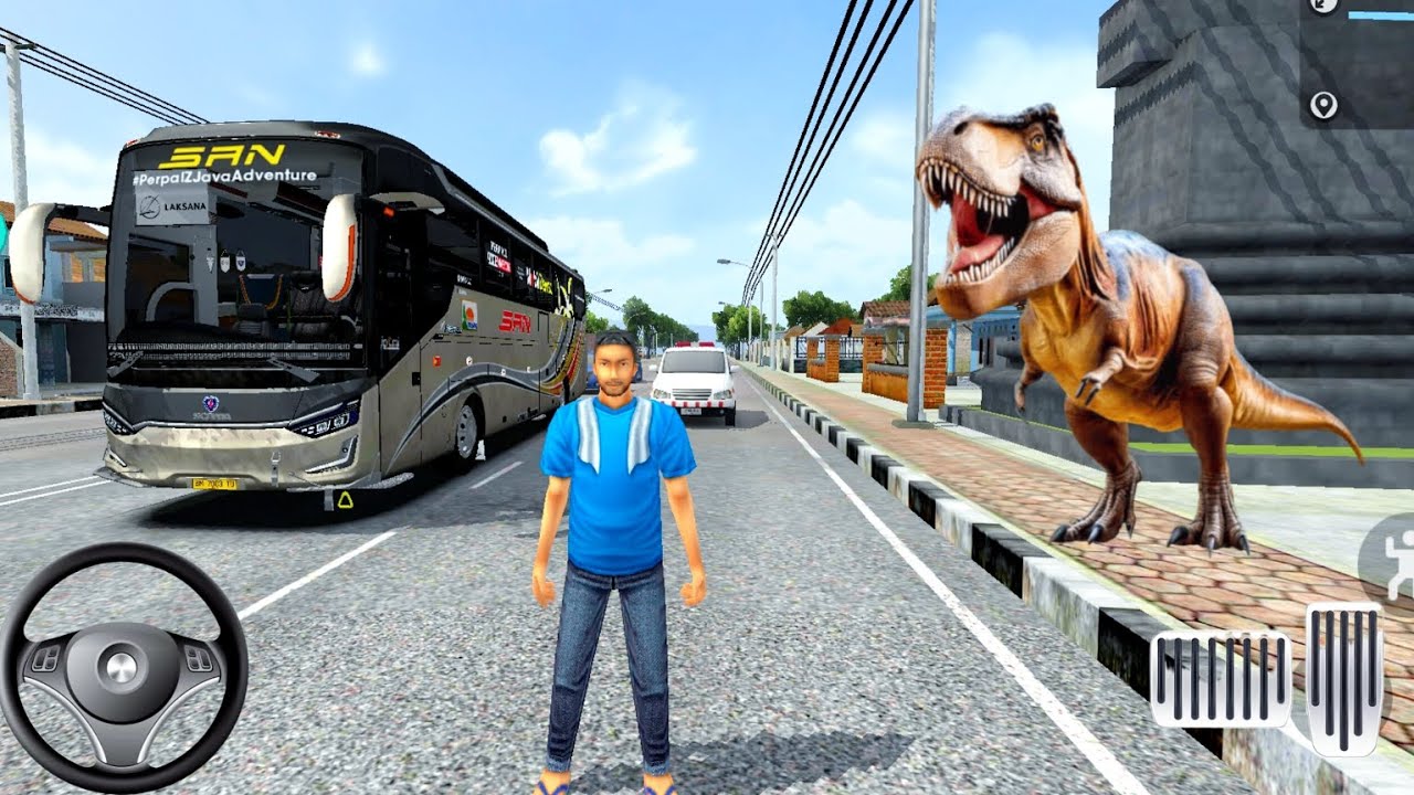 SRN Scania Bus Driving Simulator Indonesia | Sajji Gamerz 