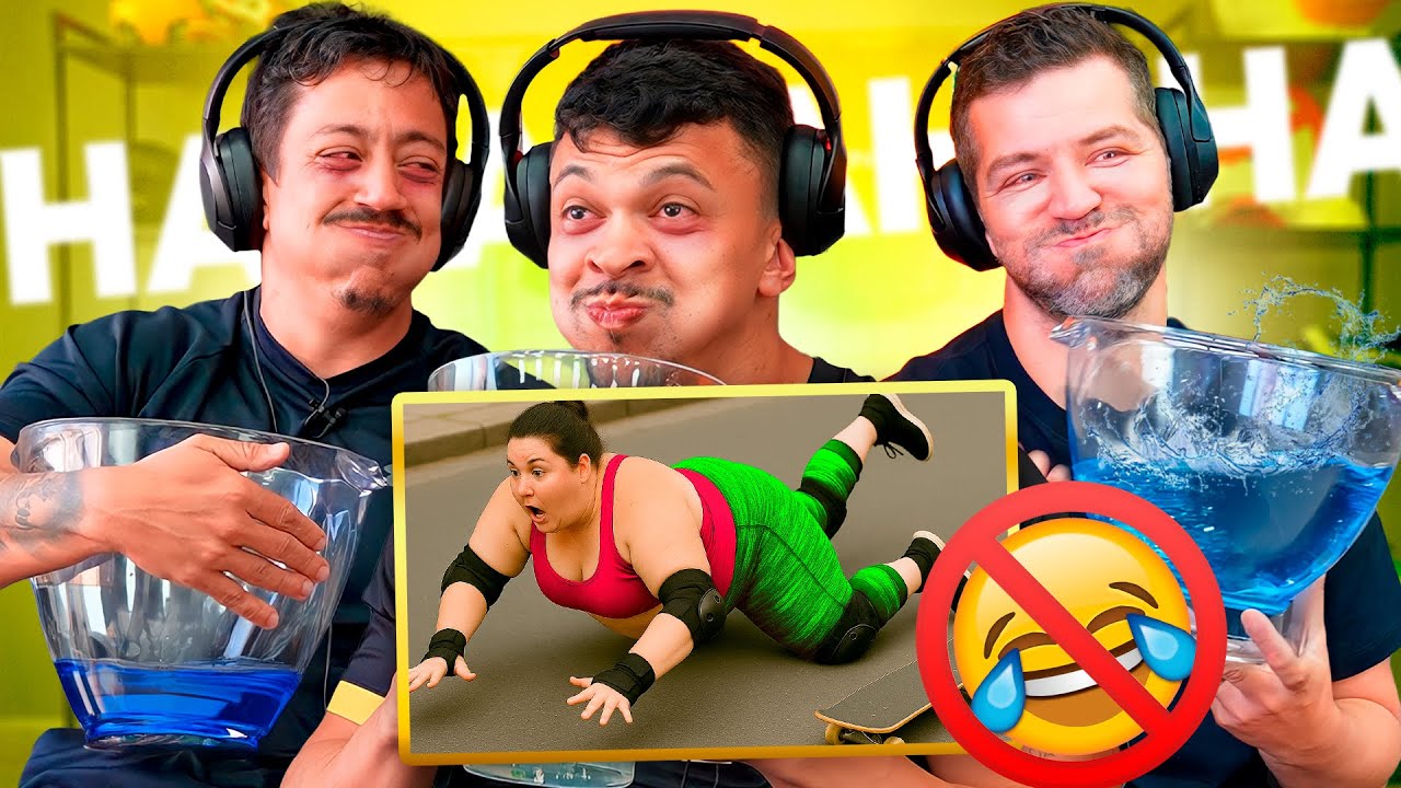 TENTE NÃO RIR PROIBIDÃO COM ÁGUA NA BOCA 😂💦 #4 (Ft. Renato Albani & Victor Sarro)