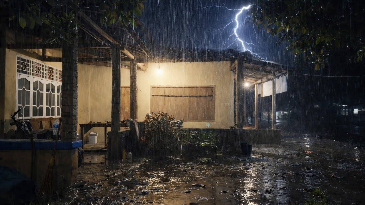 Rain Sounds for Sleeping | Real Rain Atmosphere 
