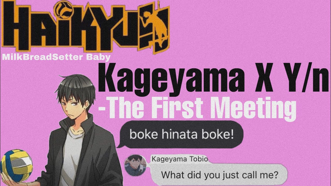 Kageyama X Y/n - The First Meeting || Haikyuu Texts || Part 1