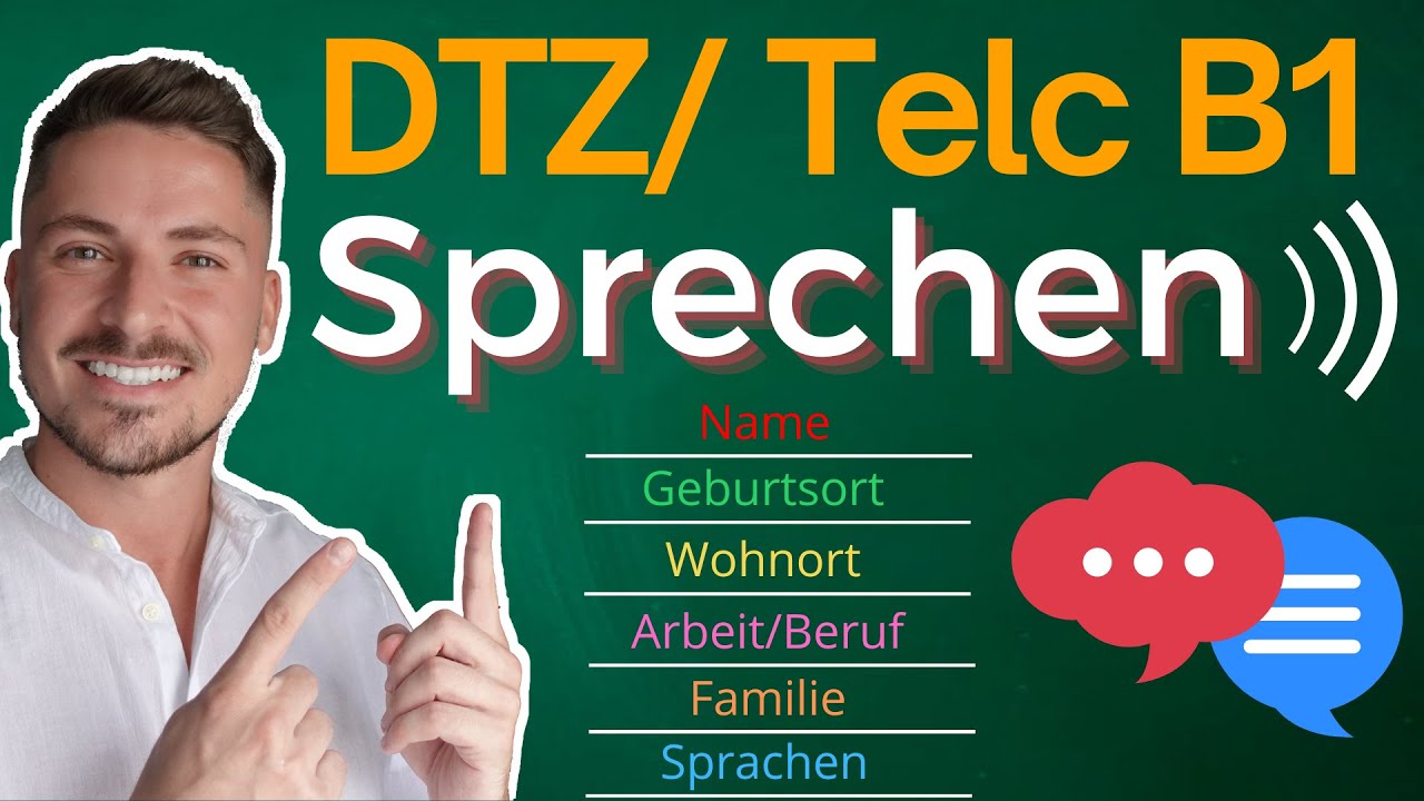 Mündlicher Teil DTZ/TELC - Pjesa gojore - Teil 1 - Meso gjermanisht