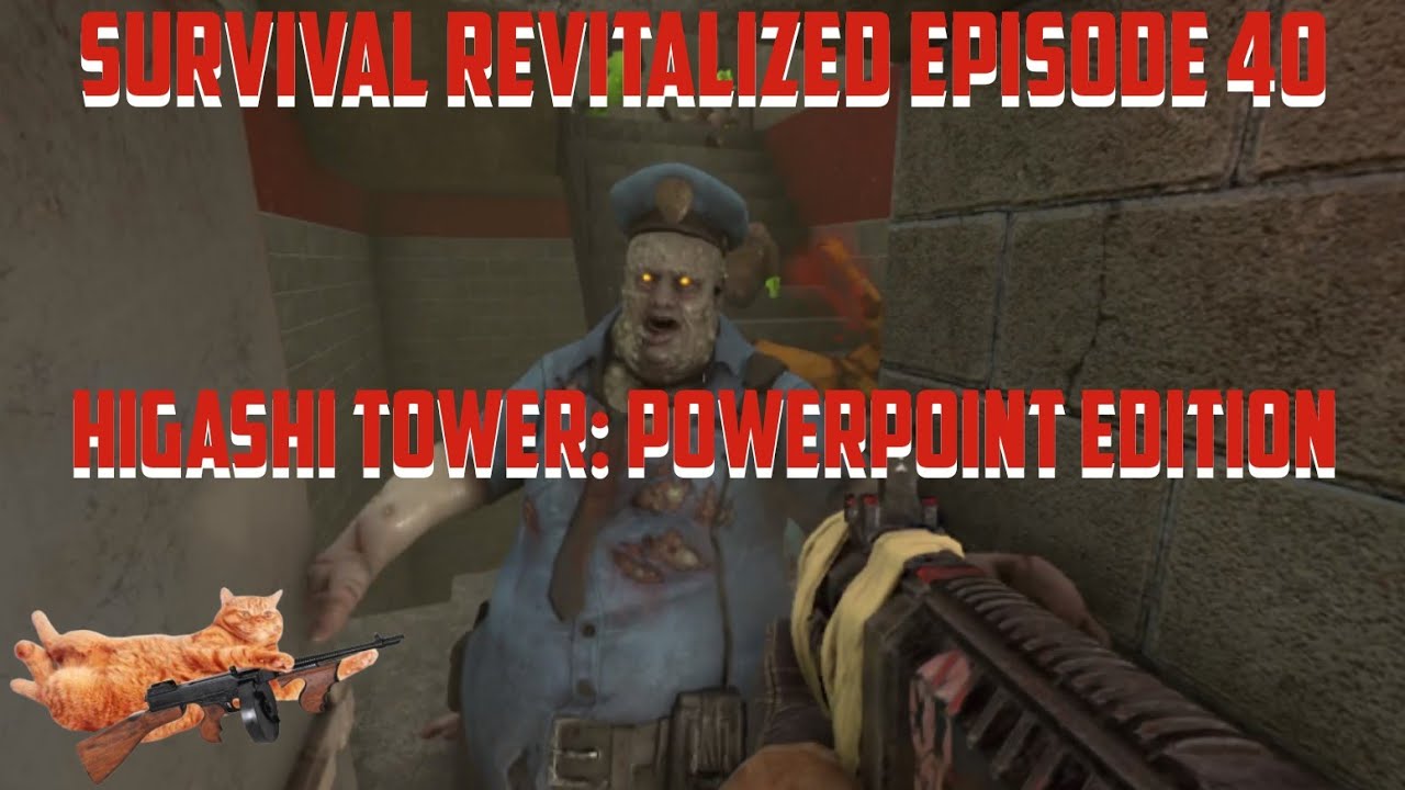 Higashi Tower: PowerPoint Edition // 7 Days To Die // Survival Revitalized Episode 40