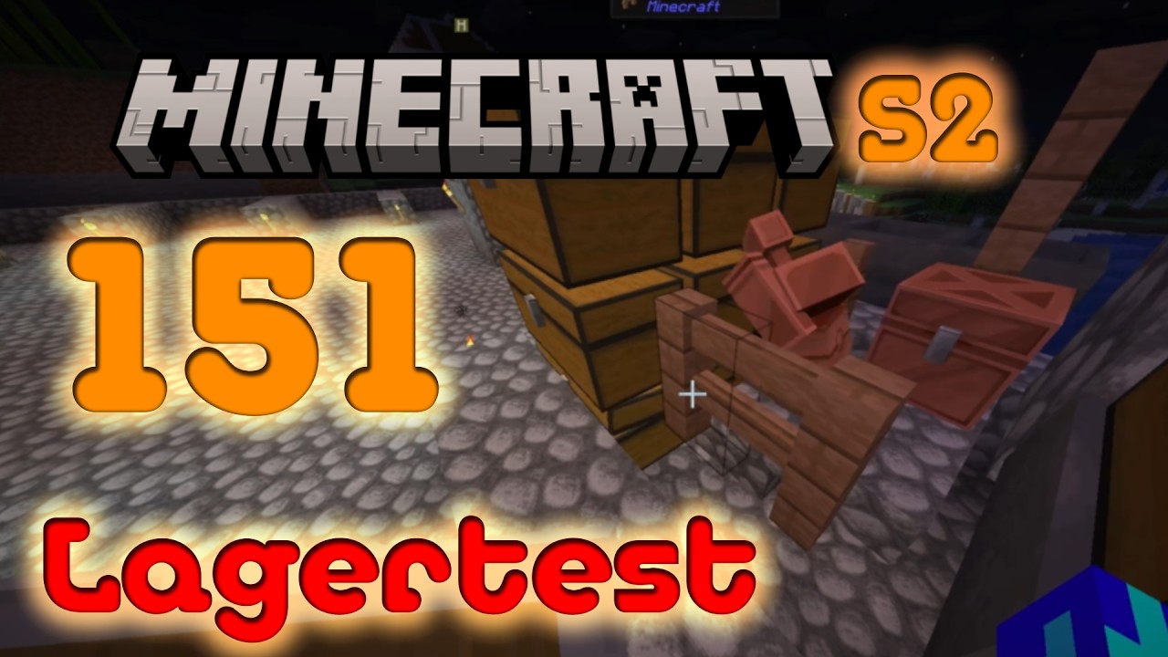 Funktioniert es? 🛠️ Der ultimative Belastungstest im Zentrallager | Lets Play Minecraft #151 [S2]
