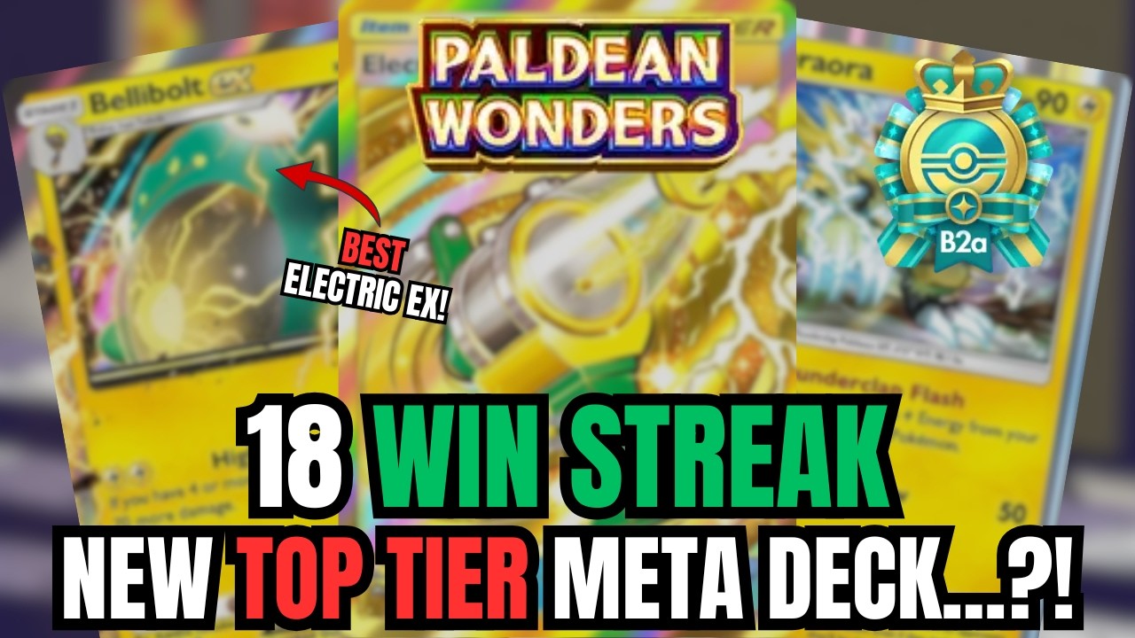 Electric Decks Are BACK With Bellibolt EX! 18 WIN STREAK In The B2a Emblem Event