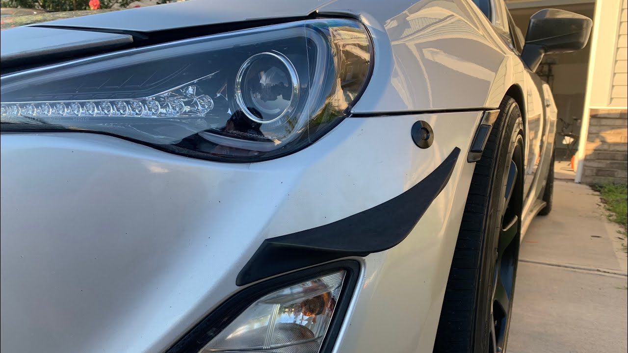 Quick Release Bumper Install On FRS/BRZ/86! *fixing bumper sag