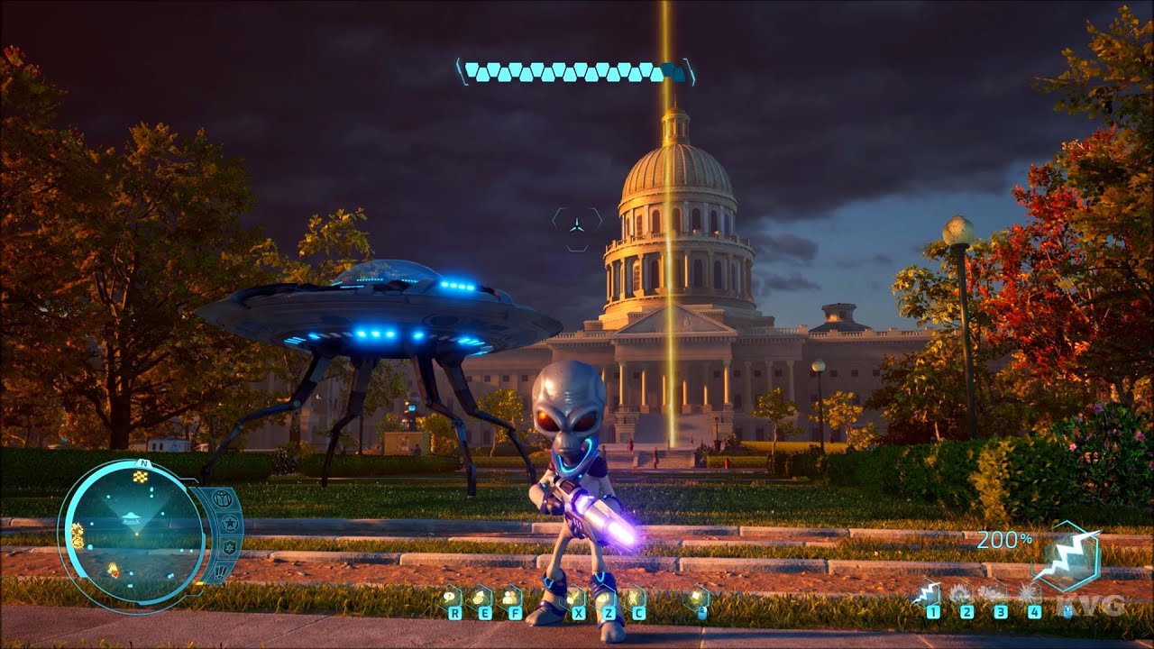 Destroy All Humans! - Capitol City - Open World Free Roam Gameplay (PC HD) [1080p60FPS]