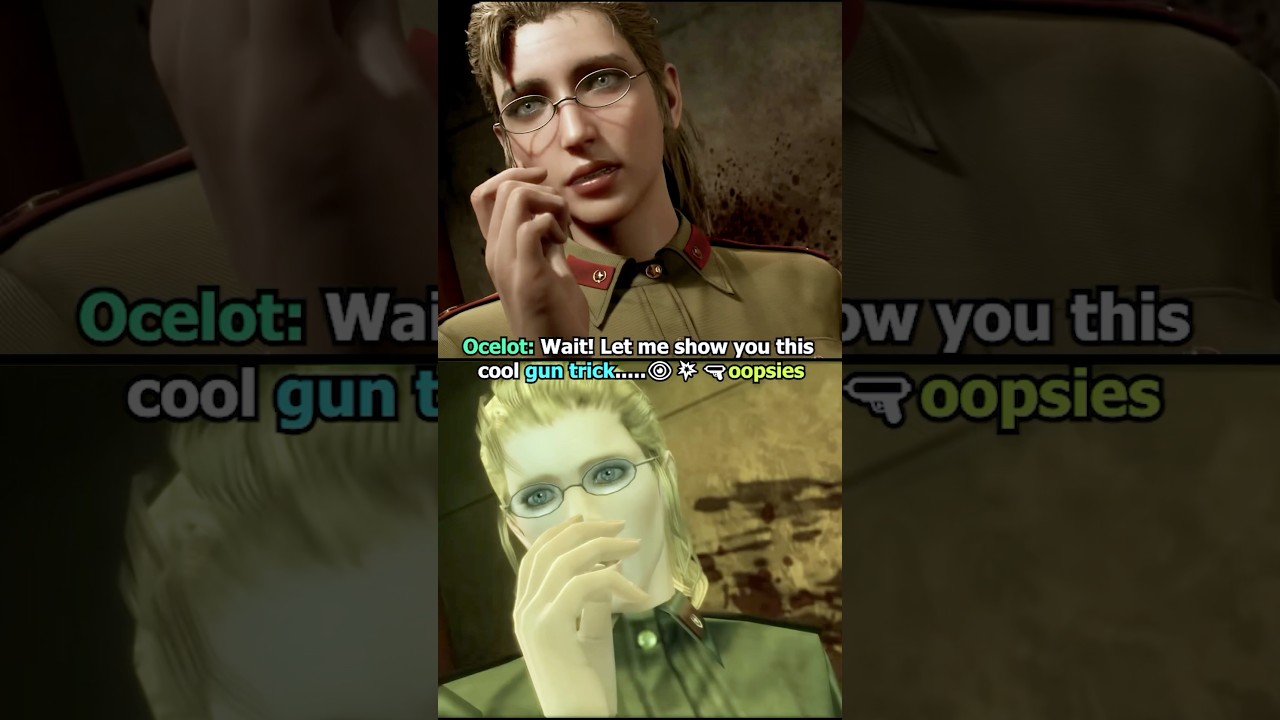 How Snake Lost  His Right Eye Scene #shorts #mgs3 #metalgearsolid #maxkeyyt